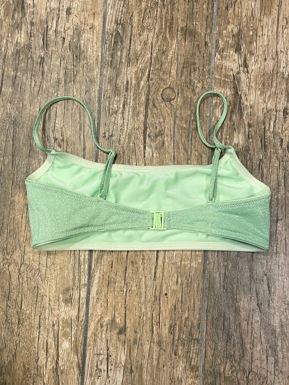 triangl swimwear Lime Green Sparkle Bikini Set